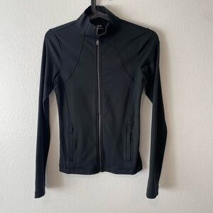Gilly Hicks Black Utility Jacket with Mock Neck